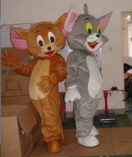 Tom Gatto E Jerry Mouse 2 Adulto Mascotte Costumes EUR