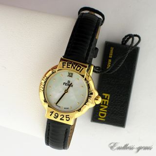 Fendi Ladies Leather Swiss Watch Registered Model F43241 430L White