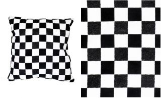 Black and White Checkerboard Pillow Case Covers Just Like Kardashian