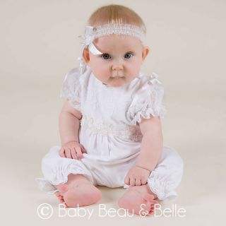 Baby Beau Belle Jessica White Jumpsuit
