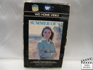 Summer of 42 Large Case VHS Jennifer ONeill