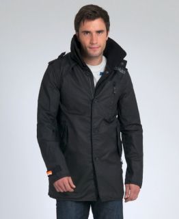 New Mens SUPERDRY Jermyn Street Coated Trench Jacket AA
