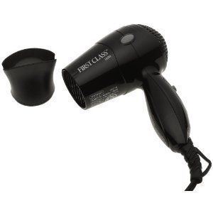 Jerdon First Class 1600 W Dual Voltage Hair Dryer Compact Size Travel