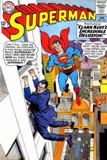 DC Superman No 174 Jan 1965 Clark Kents Incredible Delusion 