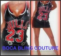 Custom NBA Jersey Dress Chicago Bulls Small Medium 23