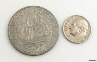 1936 Rhode Island Half Dollar 300th Anniversary Coin Anchor of Hope