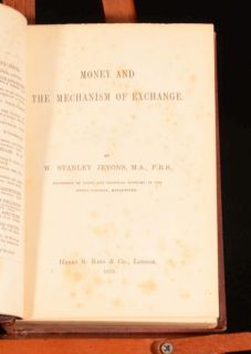  Money and The Mechanism of Exchange by w Stanley Jevons M A