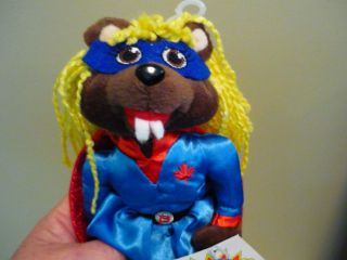 NWTs Canada Super Heroes Brave Beaver Defenders of Maple Leaf Plush