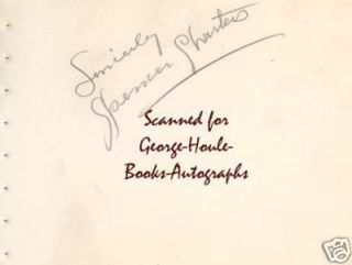 Spencer Charters Autograph 1938 Jesse James