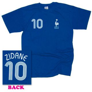 Zidane Jersey T Shirt France Badass Shirt World Cup XL