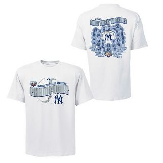 New York Yankees World Champions Jersey Roster T Shirt