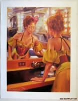 Carrie Graber Backstage Variataion Gicleee on Canvas HS Legs