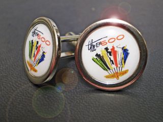 Jim CLARK1965 49th Indianapolis Cufflinks Superb