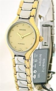 Ladies Rado Florence Classic Watch R48759253 Two Tone Gold Dial