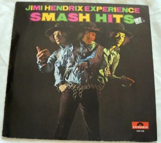 Jimi Hendrix Experience Smash Hits LP Record Album