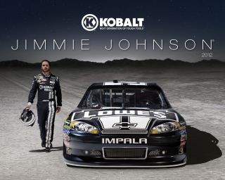 Jimmie Johnson 2012 Kobalt Tools Hero Card