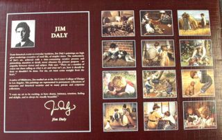 Jim Daly 2000 Wall Calendar Frameable Images Children
