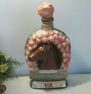  1972 Jim Beam Whiskey Bottle 98th Kentucky Derby Collectible