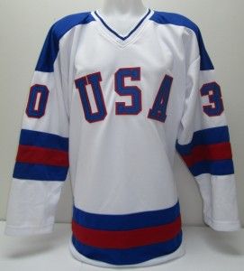 Jim Craig Signed Miracle on Ice Team USA Hockey Jersey 1980 Gold JSA