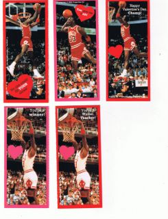 Michael Jordan Valentines Cards Jump Inc 9 Total Cards