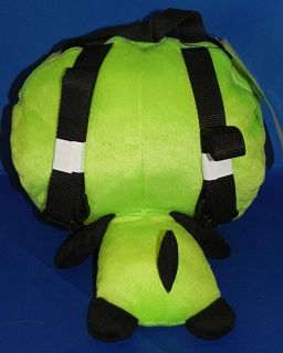 Invader Zim Gir in Dogsuit Plush Backpack 14 New