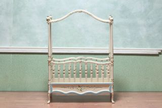Bespaq Dollhouse Furniture Belmont Nursery Baby Room Crib Cradle 1 12