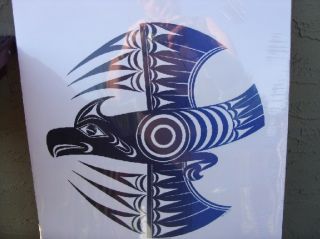 Northwest Coast Salish Edward Joe Signed Artist Proof Eagle Titled