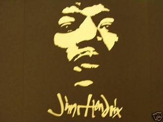 Jimmy Hendrix Rock Music Decals Stickers Vinyl