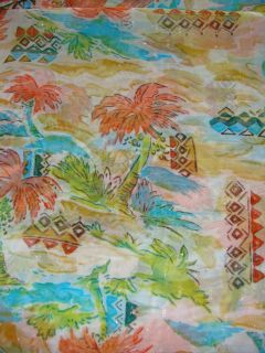 Hawaiian Tropical Palms Jo Ann Sewing Fabric BTY F5378