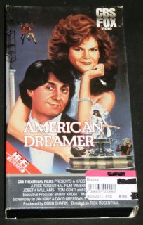  Dreamer VHS CBS Fox Video 1984 JoBeth Williams Tom Conti OOP