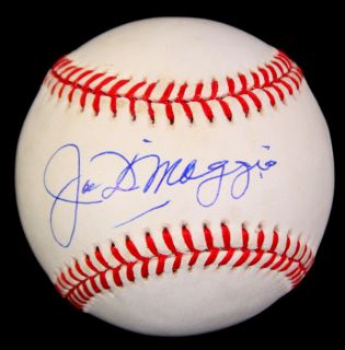 Joe DiMaggio Signed Autographed OAL Baseball Ball JSA X38547