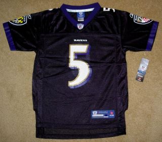 Joe Flacco NFL Baltimore Ravens Youth Jersey Large New with Tags