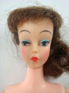 Vintage 1961 No 2 Ideal Toy Corp Mitzi Fashion Doll Brunette Ponytail