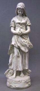 Young Saint Joan of Arc Statue Sculpture
