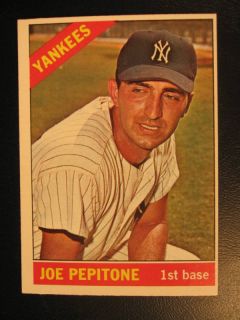 1966 O Pee Chee OPC 79 Joe Pepitone Yankees