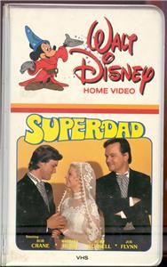 Walt Disney Home Video Superdad Vintage Clamshell VHS