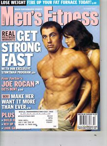 Joe Rogan Mens Fitness Magazine 10 03 UFC Barechested