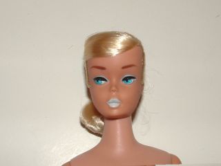 1960s Blonde Swirl Barbie Doll 977 Silken Flame Complete Booklet More