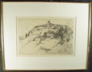 John Taylor Arms Original Hand Signed Etching Architecture St Paul