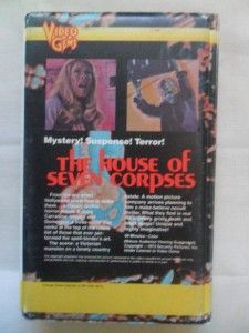  of Seven Corpses 1974 VHS John Carradine Video Gems Horror