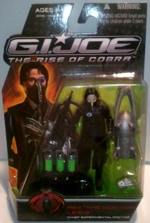 Gi Joe The Rise of The Cobra Rex The Doctor Lewis Chief Experimental