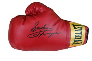 Joe Frazier Smokin Autographed Everlast Boxing Glove Global GAI Holo