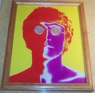 1968 Beatles Framed Posters Richard Avedon Set of 4