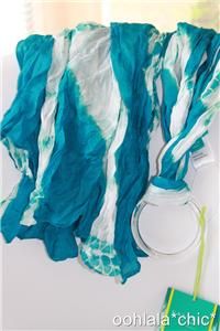 CALYPSO ST. BARTH for Target Tie Dye TieDye Silk Crinkle Scarf Scarves
