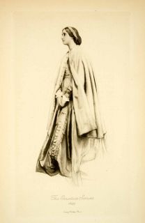 1912 Photogravure Portrait Countess Somers England Fashion George