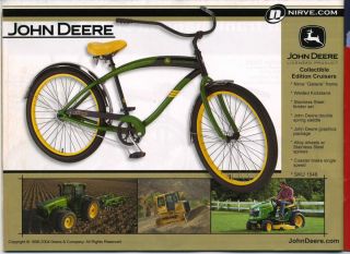 NEW John Deere 26 NOT KIDS NIB Nirve Beach Cruiser Kustom Bike Retro