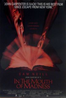 In The Mouth of Madness Movie Poster John Carpenter