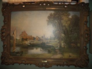 John Constable Dedham Mill Essex Print by Turner