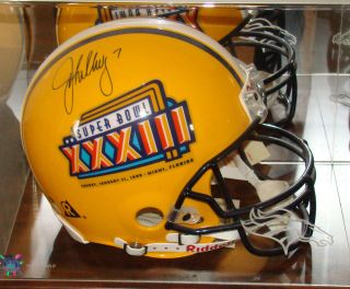 Denver Broncos John Elway Autographed Fullsize Superbowl XXXIII Helmet