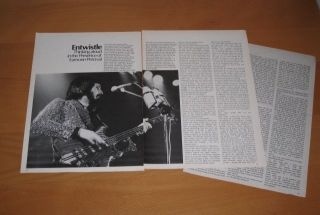 1977 Interview John Entwistle of The Who